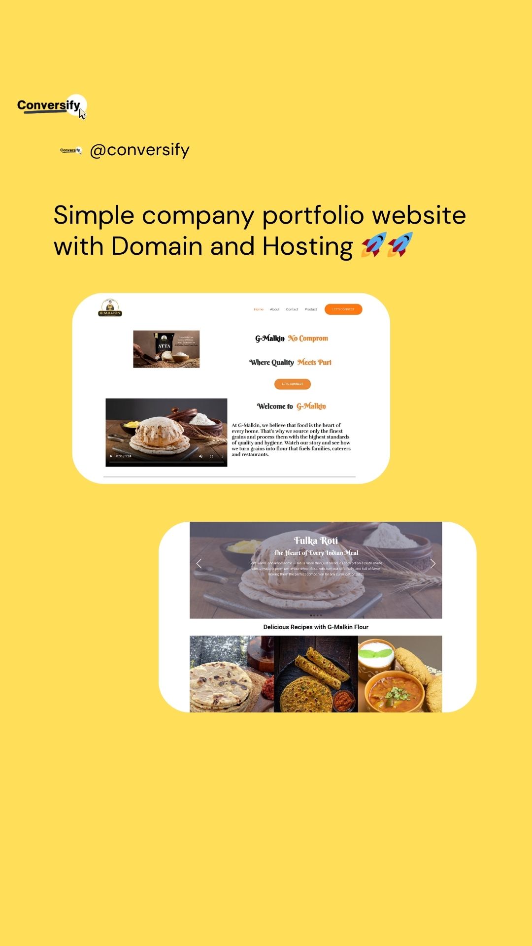 Company Portfolio Website